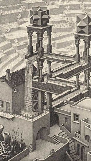 M.C. Escher Waterfall
