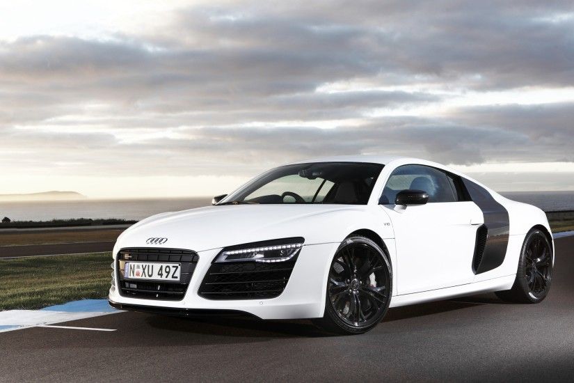 white audi r8 wallpapers hd - http://69hdwallpapers.com/white-