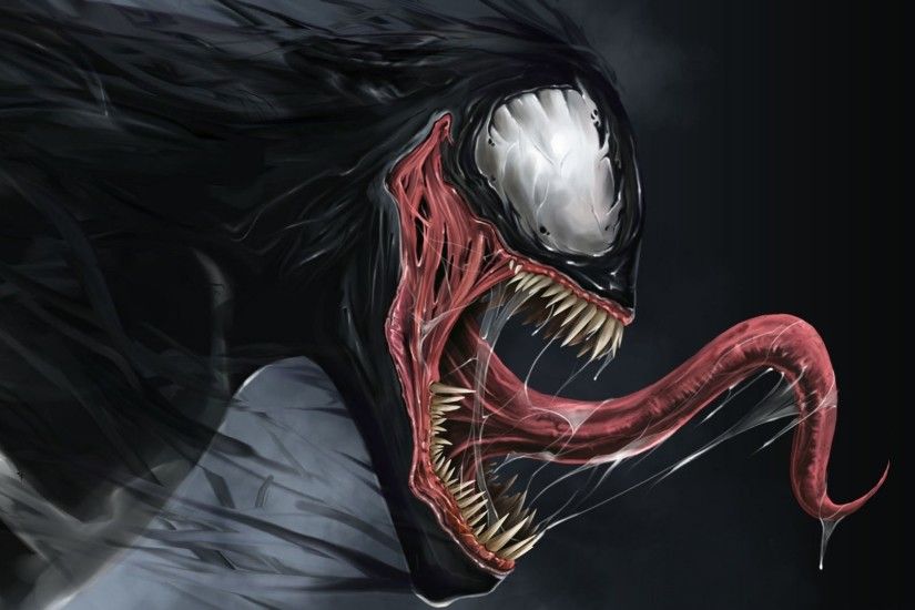 Preview wallpaper venom, marvel comics, spider-man 1920x1080