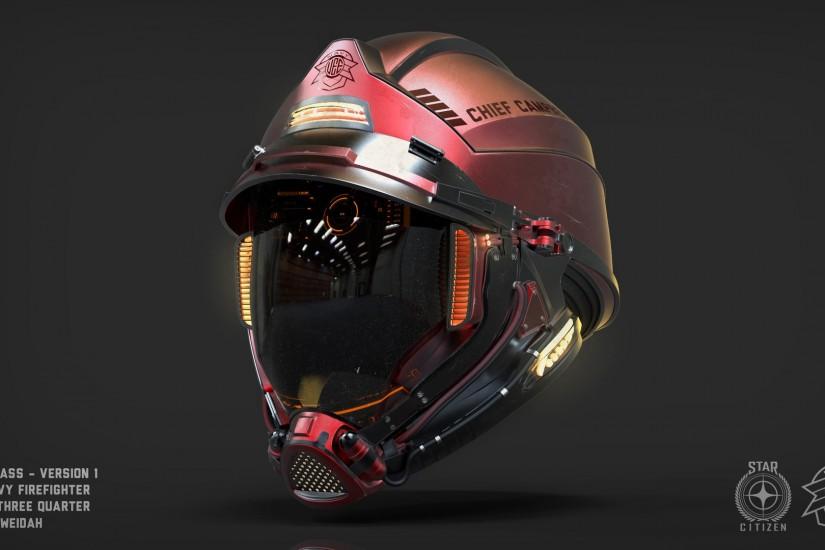 ArtStation - UEE Navy Fireman Helmet Concept, Omar Aweidah