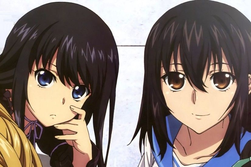 Yukina Himeragi and Natsuki Minamiya from the anime series Strike the Blood