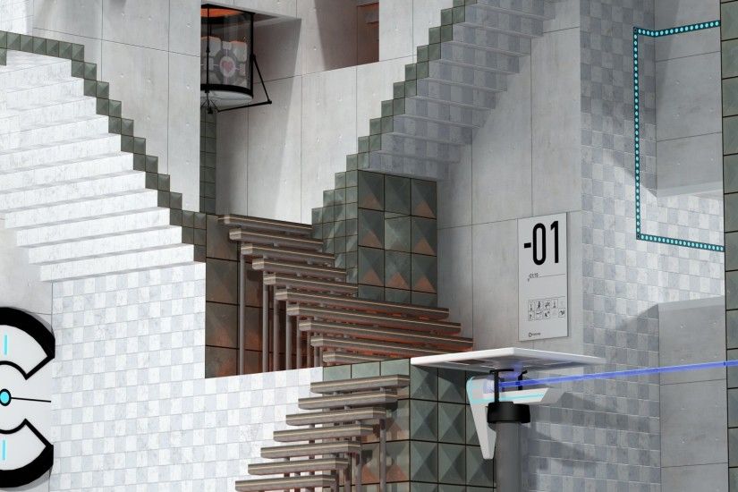 Portal stairways MC Escher wallpaper | 1920x1080 | 274605 | WallpaperUP