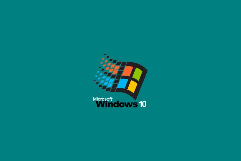 Windows 95 style, Windows 10 wallpaper