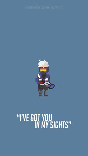 artofsully 13 0 Soldier76 - 'Overwatch' Pixel Phone Wallpaper by artofsully