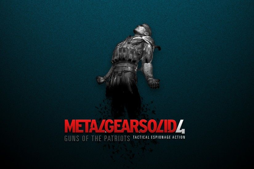 Metal Gear Solid 4 iPad Air Wallpaper