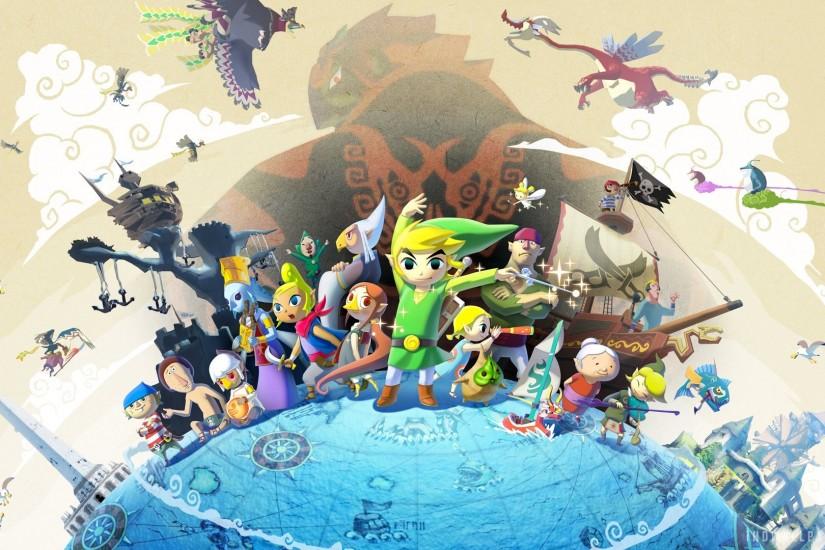The Legend of Zelda The Wind Waker HD Wallpaper - iHD Wallpapers