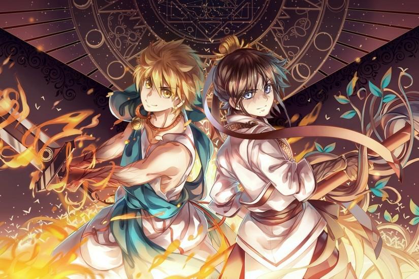anime, Magi: The Labyrinth Of Magic, Anime Boys, Ali Baba Saluja, Hakyruu  Ren Wallpaper HD