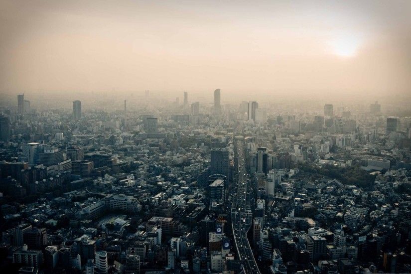 Tokyo Smog Mac wallpaper
