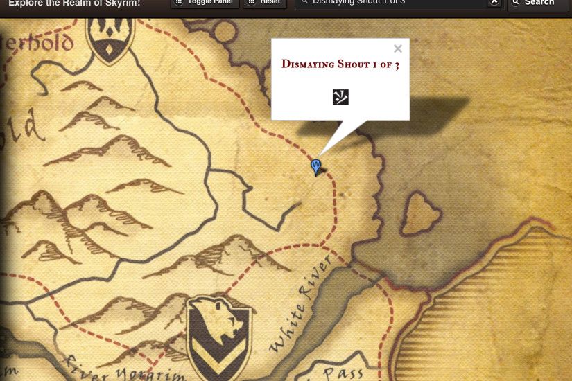 ... Skyrim Map HD App for iPad ...