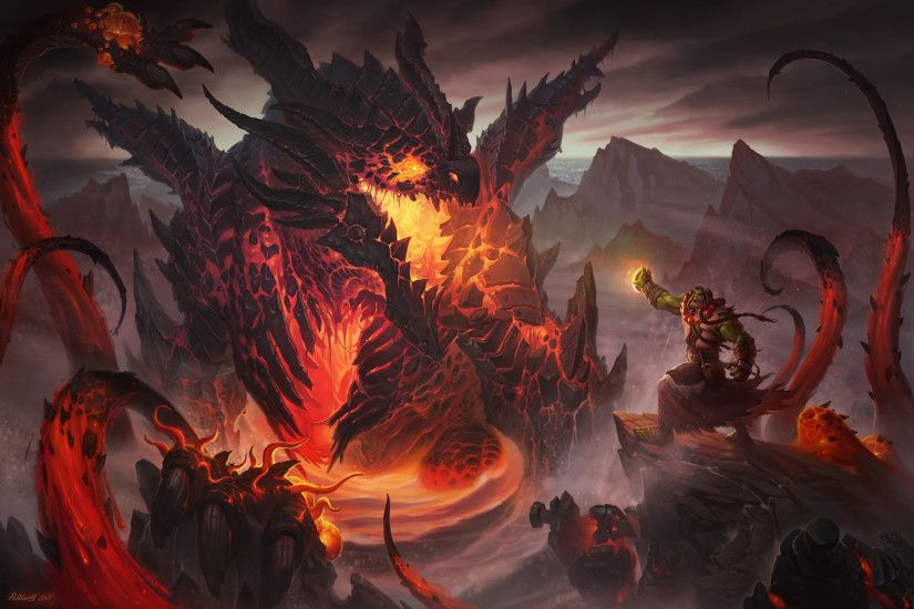 Video Game - World Of Warcraft Deathwing (World Of Warcraft) Dragon Thrall  (World