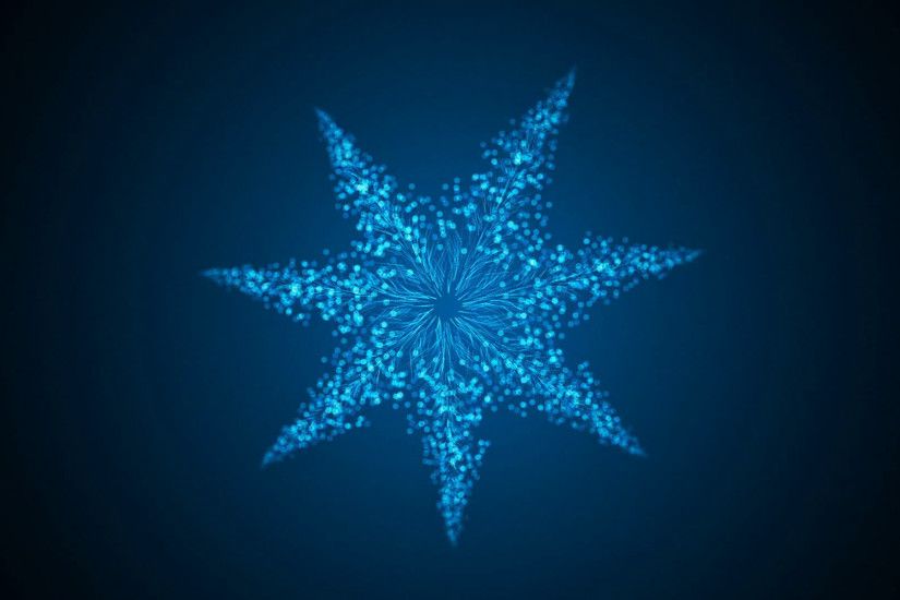 Rotating 3D frost flower flying through on deep blue background animation  Motion Background - VideoBlocks