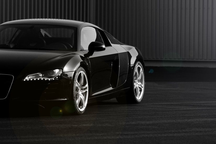 Audi Matte Black R8 Awsome Car Wallpapers HD