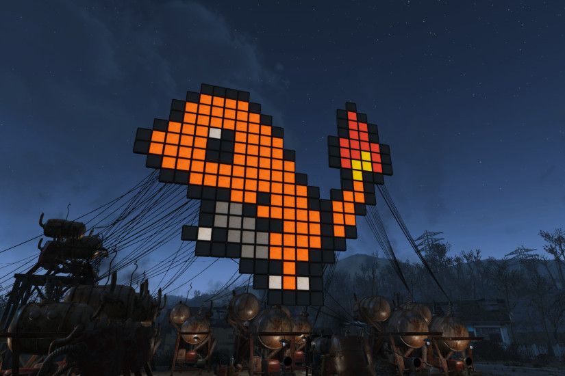Charmander Sprite made in Fallout