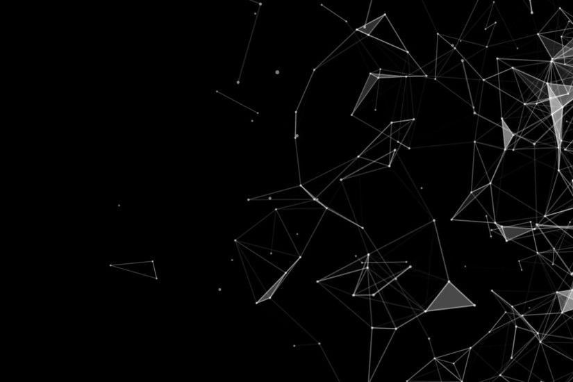 Abstract Polygonal Space Low Poly Dark Background Motion Background -  VideoBlocks