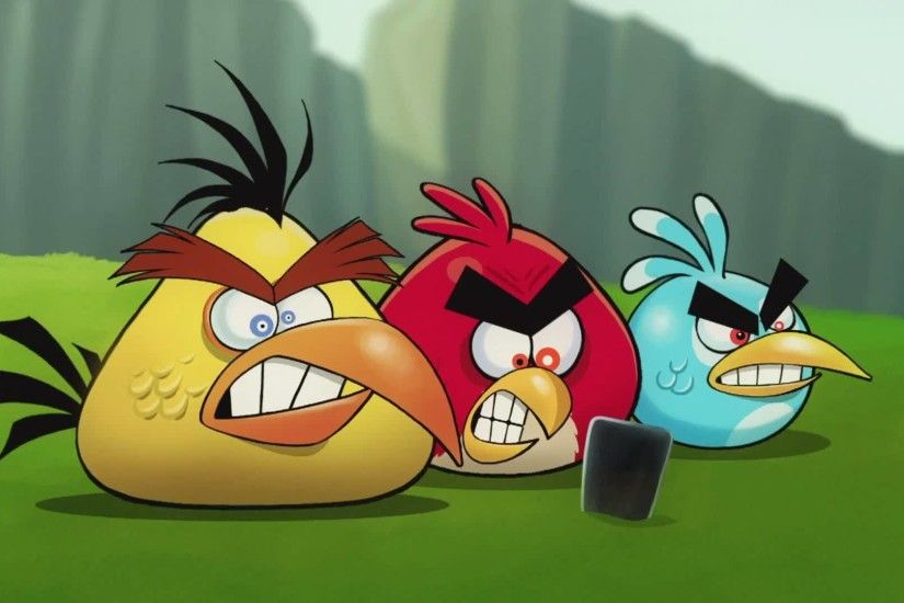 Angry Birds Cartoon HD Wallpaper for iPod