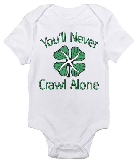 Baby Bodysuit - Celtic FC - You'll Never Crawl Alone