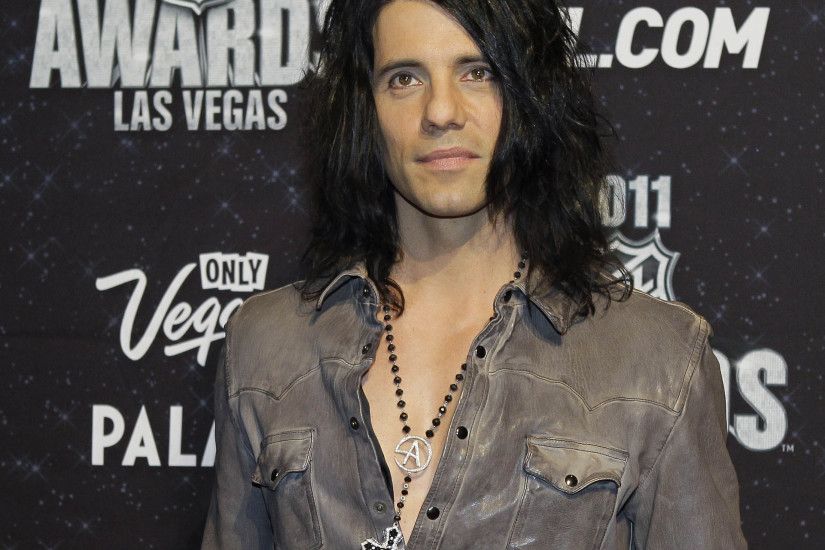 PHOTO: Magician Criss Angel on the red carpet before the NHL Awards on June  22, 2011 in Las Vegas.