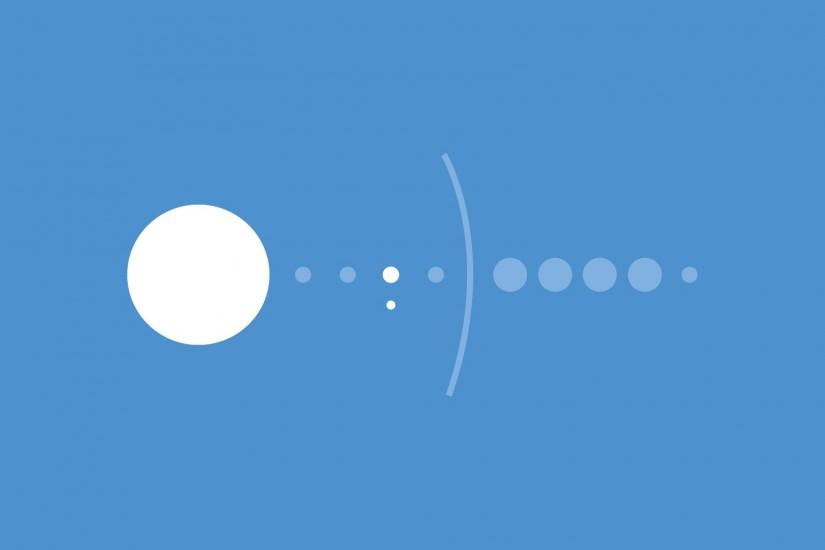 Blue Earth Flags Minimalistic Planets Simplistic Solar System White  Wallpaper ...