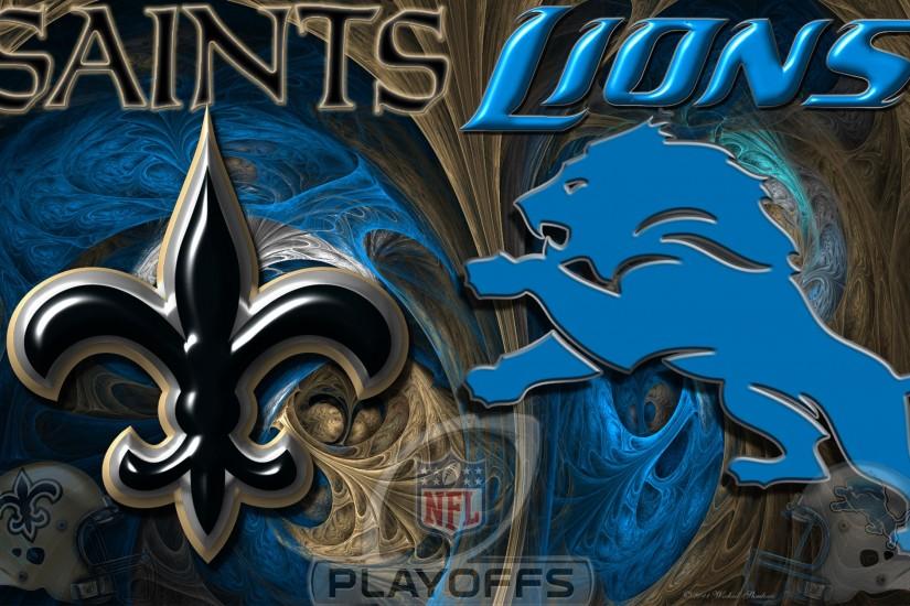 16x9 Widescreen | 16x10 Widescreen Detroit Lions New Orleans Saints Playoff  Wallpaper ...