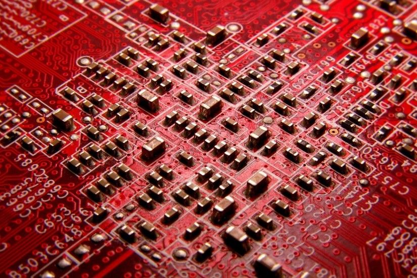 General 1920x1080 hardware red circuit boards PCB resistor
