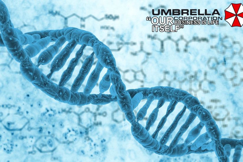 Movie - Resident Evil Umbrella Corporation Virus DNA Structure Wallpaper