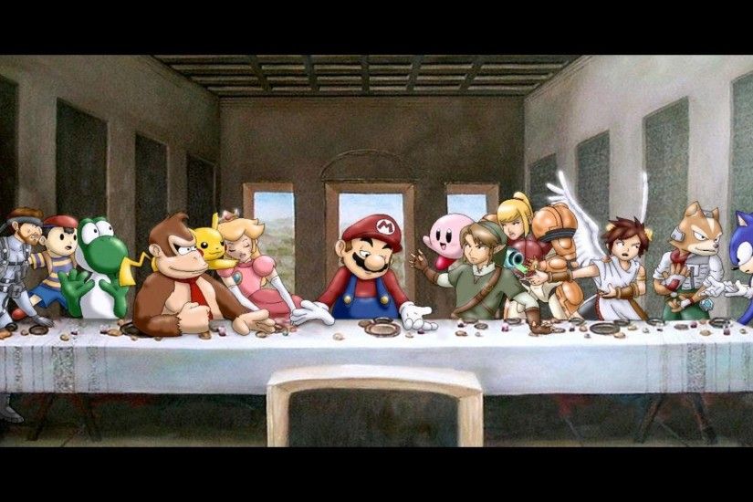 Mario Last Supper Â· star wars ...