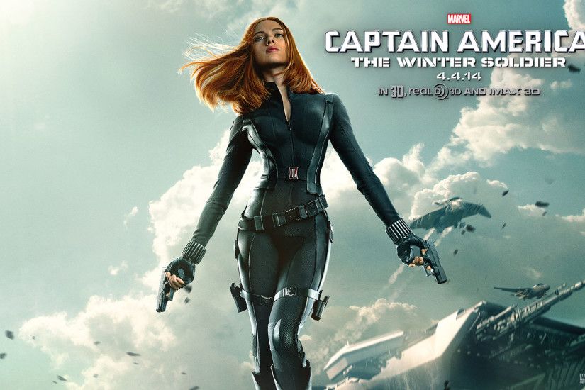 Captain America The Winter Soldier Black Widow HD Wallpaper