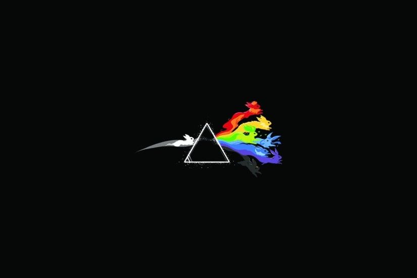 General 1920x1080 PokÃ©mon Pink Floyd The Dark Side of the Moon minimalism  rabbits colorful