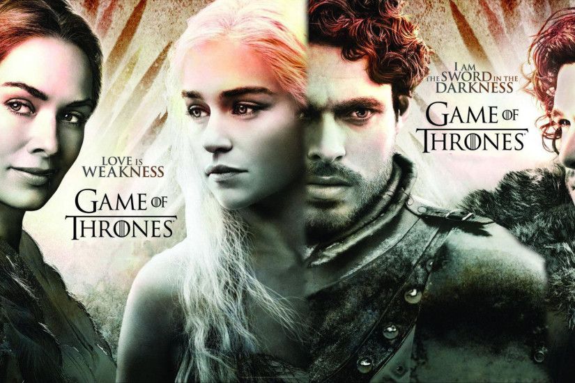 TV Show - Game Of Thrones Jon Snow Richard Madden Robb Stark Kit Harington  Emilia Clarke