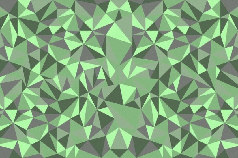 Green Poly Background