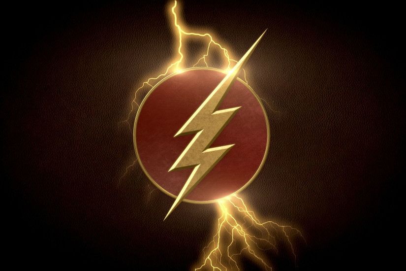 The Flash logo black