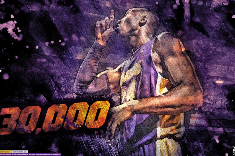 Kobe Bryant – '30,000' (WALLPAPER)