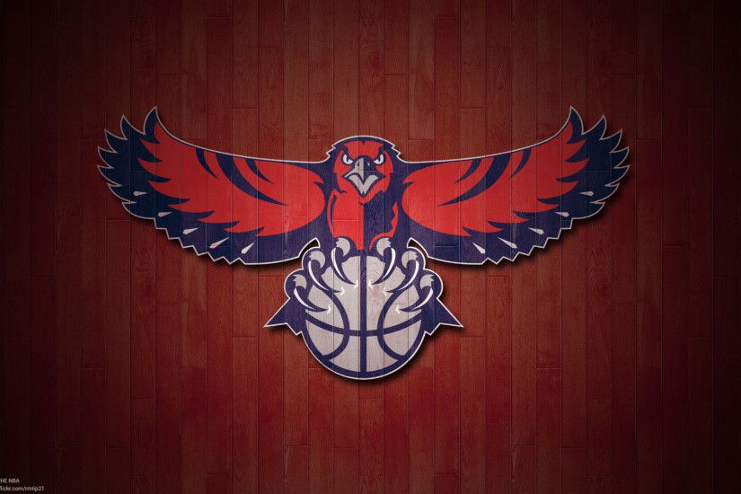 ... NBA 2017 Atlanta Hawks hardwood logo desktop wallpaper ...