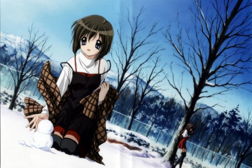 anime Girls, Winter, Shiori Misaka, Kanon Wallpapers HD / Desktop and  Mobile Backgrounds