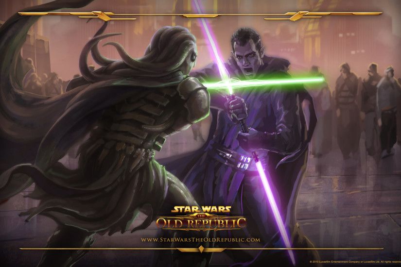 Star Wars: The Old Republic Wallpaper Jedi Sith Duel