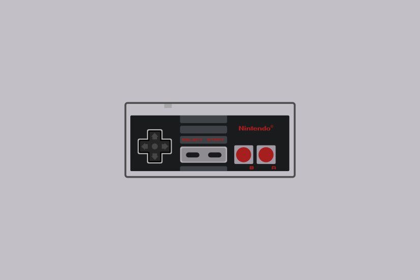 Nintendo NES Controller Gray Wallpaper