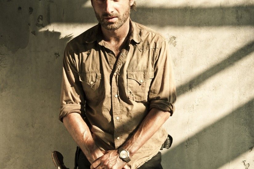 Preview wallpaper the walking dead, rick grimes, andrew lincoln 2048x2048
