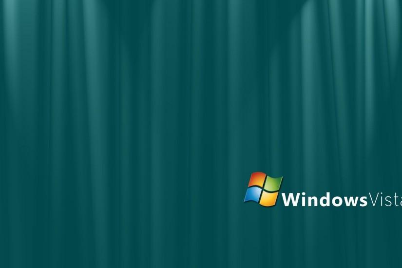 Green Windows Vista Desktop Wallpaper