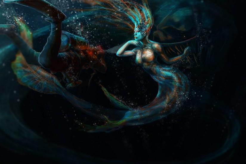 mermaid-fish-fantasy-wallpaper-[1920x1080] Need #iPhone #6S