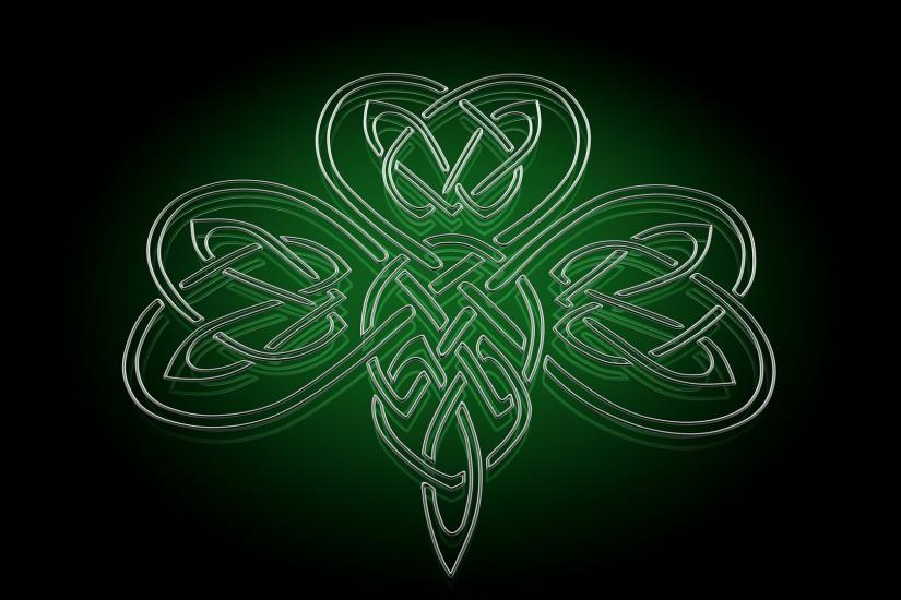 Irish Celtic Shamrock Celtic shamrock irish flag by