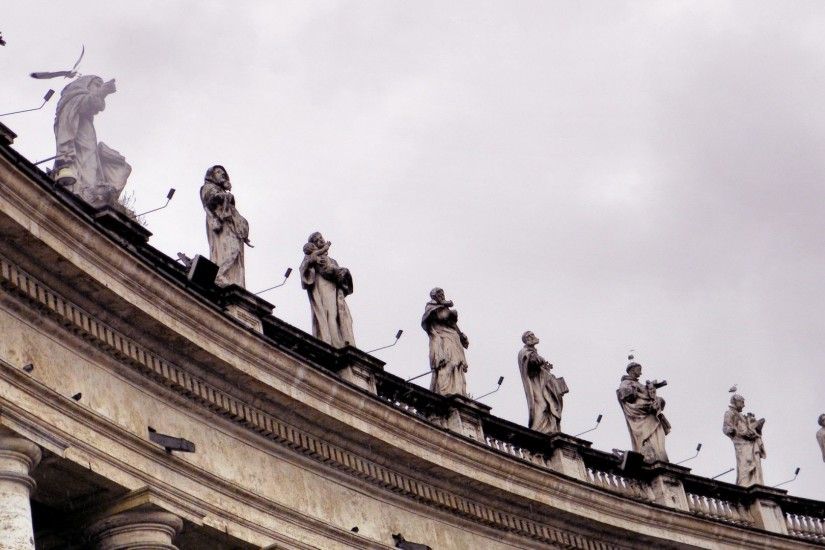 Religious - Vatican Rome Piazza Roma Statue Catholic Statues Pope Wallpapers  for HD 16:9
