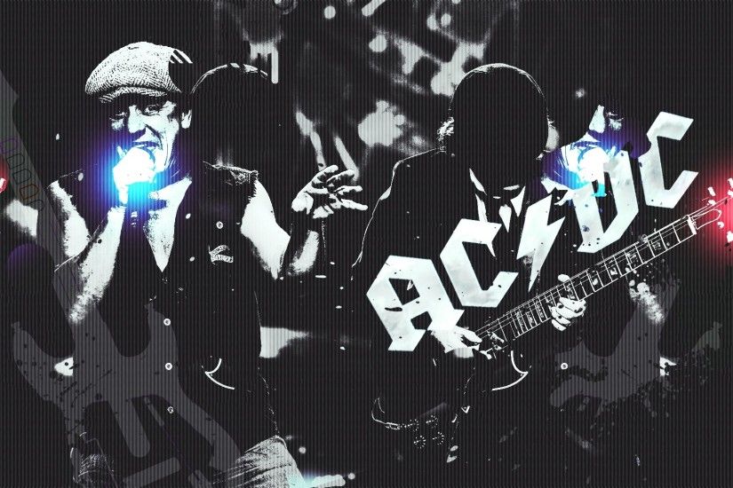 Preview wallpaper acdc, graphics, show, concert, guitar 1920x1080