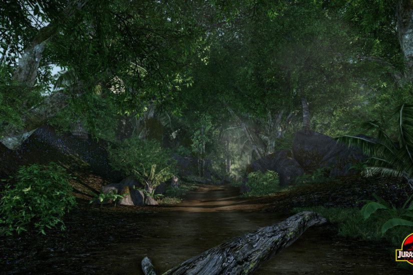 ... Jurassic Park Cryengine 3 - Jungle Road by metonymic