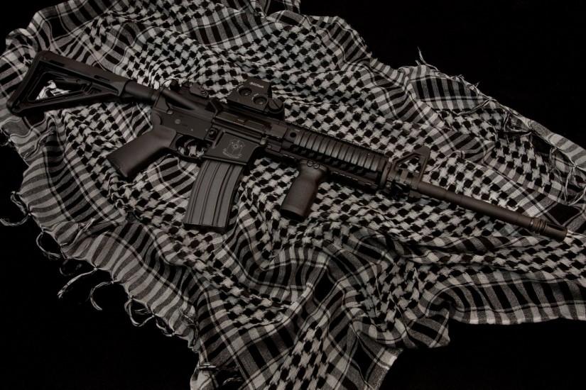 ar-15 assault rifle weapon cloth