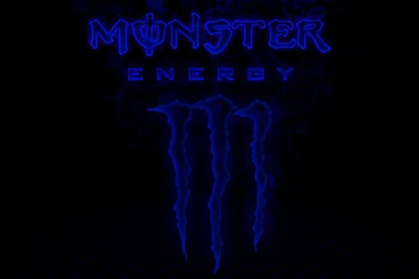 Monster energy blue wallpaper