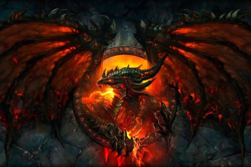 dragon, World Of Warcraft, World Of Warcraft: Cataclysm, Deathwing  Wallpapers HD / Desktop and Mobile Backgrounds