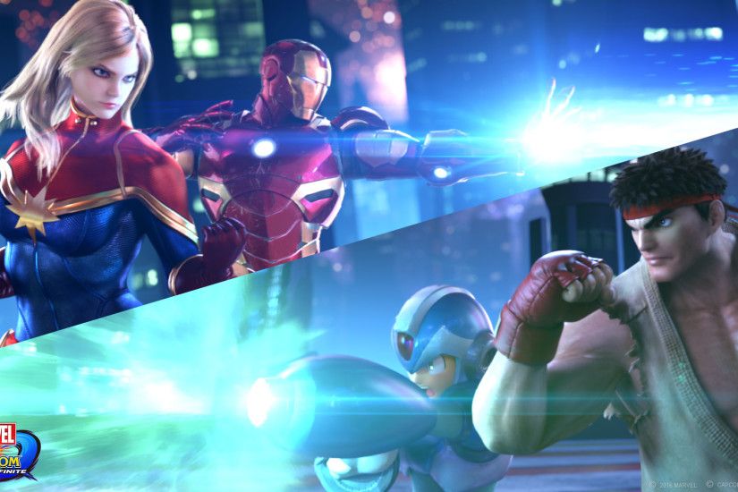 Video Game - Marvel vs. Capcom: Infinite Iron Man Captain Marvel Ryu (Street