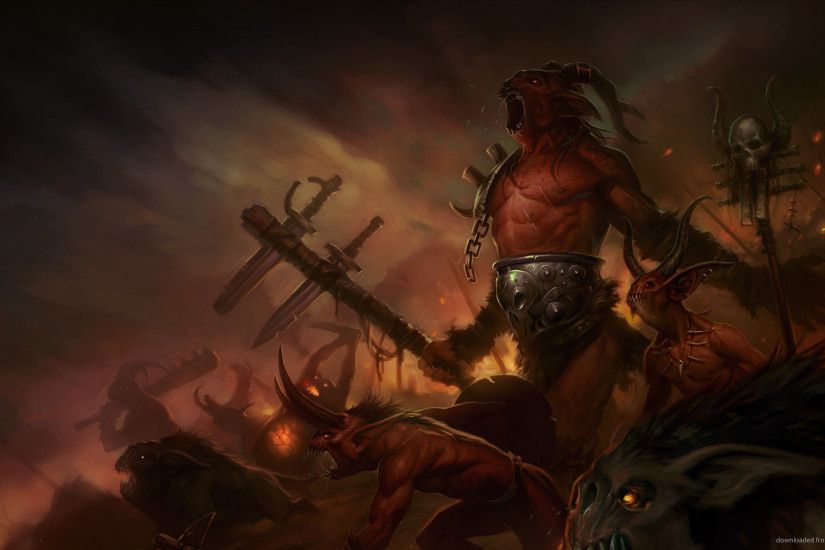 Diablo 3 demon horde for 1920x1080