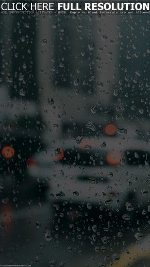 Rain Window Bokeh Art Car Sad Android wallpaper - Android HD wallpapers
