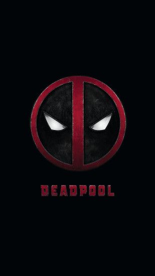 deadpool marvel logo red black background